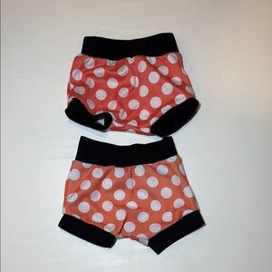 Disney Toddler Girls Minnie Mouse Polka Dot Printed Shorts size 2T - 3T Set of 2